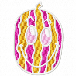 Watermelon Embroidery Design 1